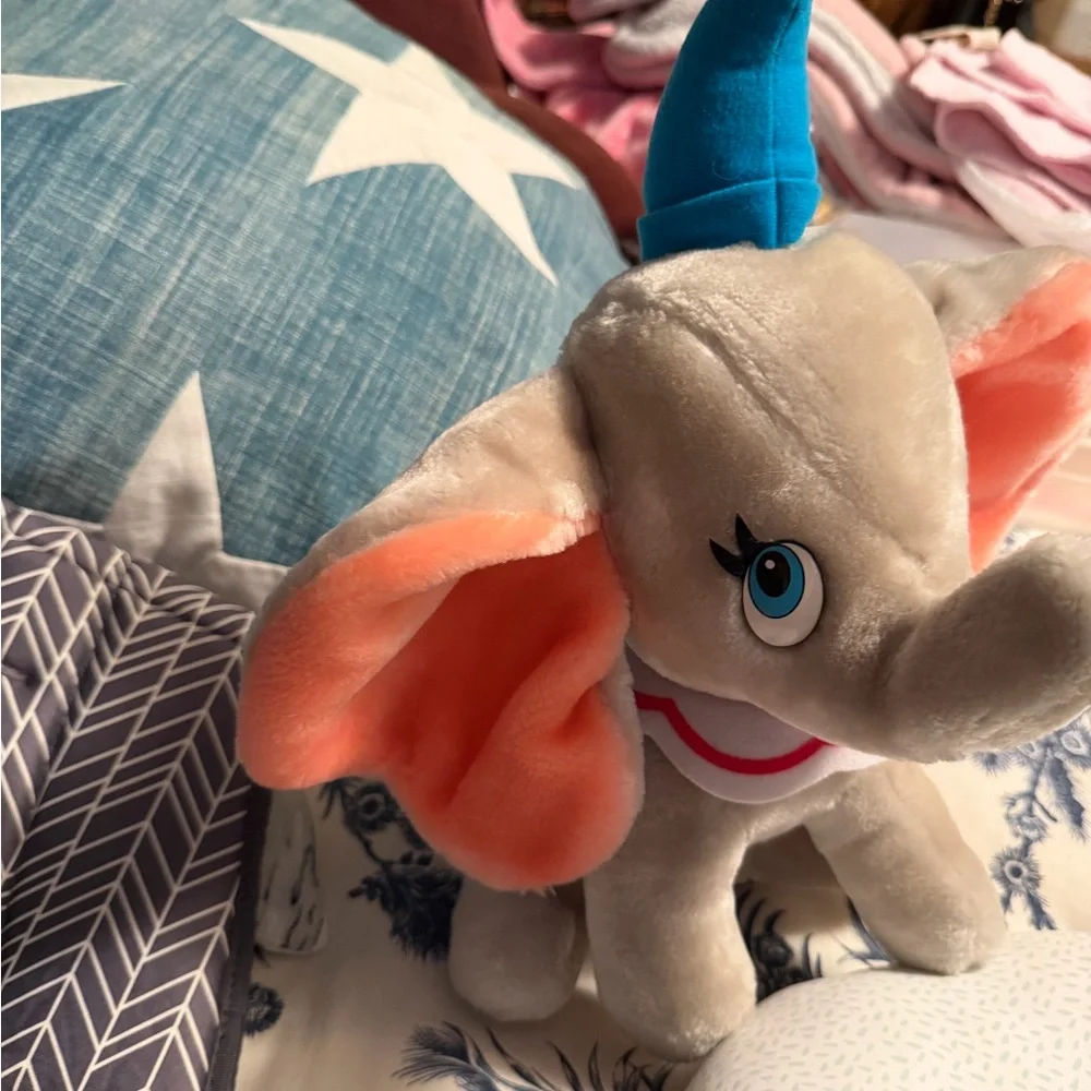 Plush Disney Dumbo Elephant Toy 14”